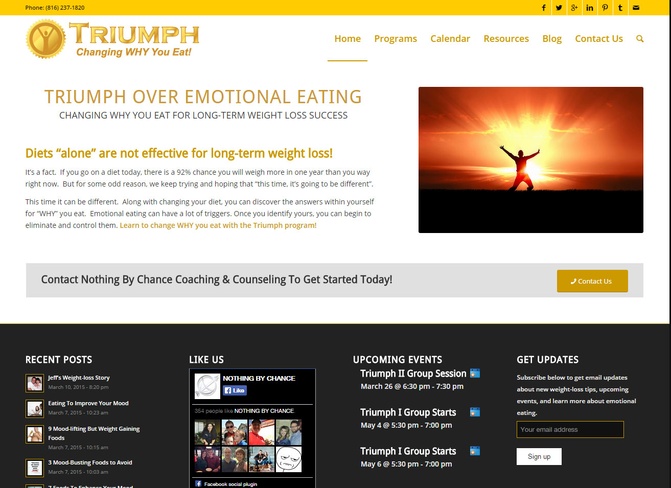 Triumph Website Launch